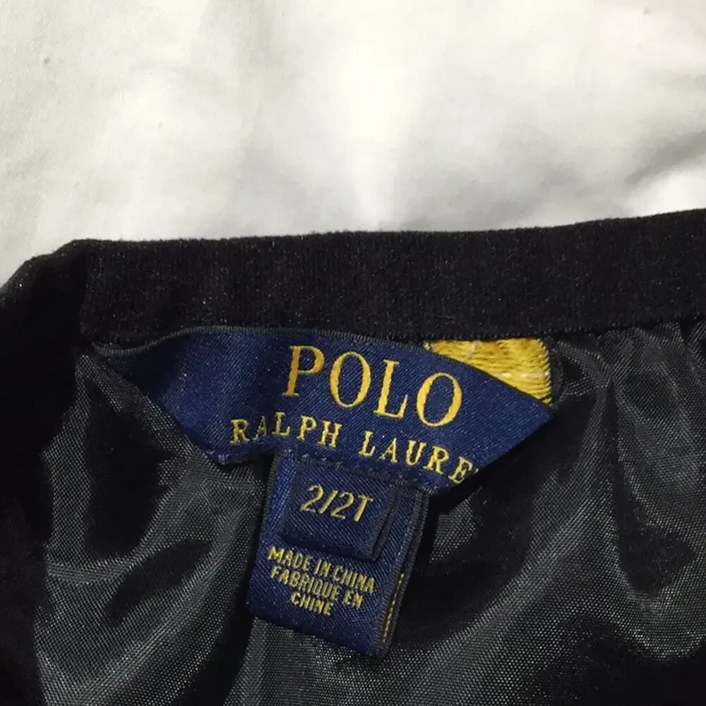 Ralph Lauren 2t buffalo black red plaid skirt nwot